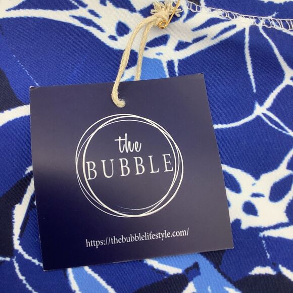 The Bubble Womens Lexi Crop Top Blue Size Medium‎ NWT - Picture 6 of 10